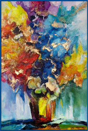 Künstlerische Acrylmalerei Struktur Deko