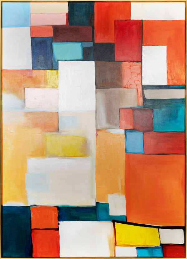 Handgemaltes Acrylbild auf Leinwand