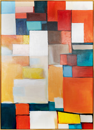 Künstlerische Acrylmalerei Struktur Deko