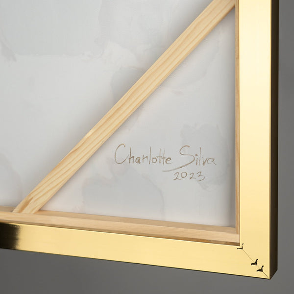 bilder für modernes wohnzimmer mit Gold Rahmen