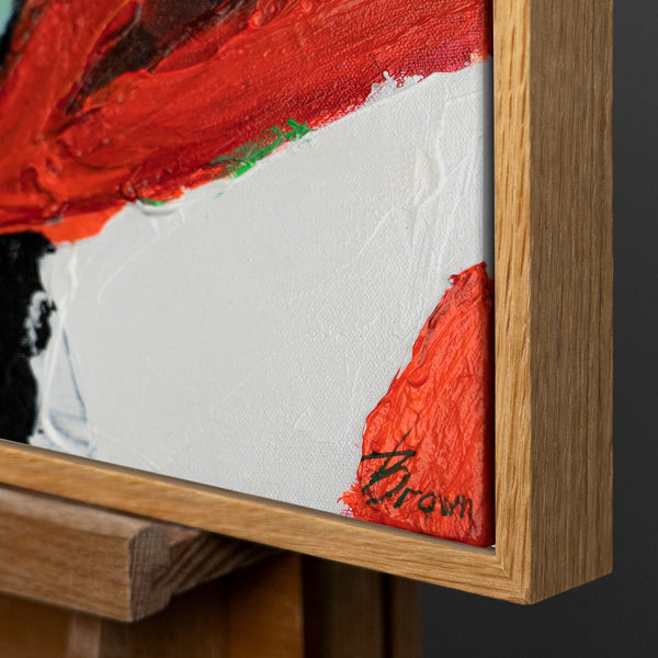 Rahmen aus natürlichem Holz – Detail