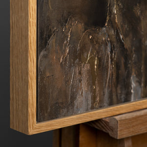 Rahmen aus natürlichem Holz – Detail