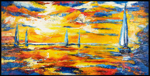 Handgemaltes Acrylbild auf Leinwand