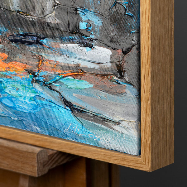 Rahmen aus natürlichem Holz – Detail