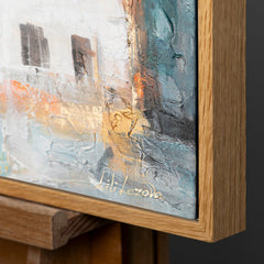 Rahmen aus natürlichem Holz – Detail