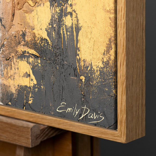 Rahmen aus natürlichem Holz – Detail