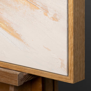 Rahmen aus natürlichem Holz – Detail
