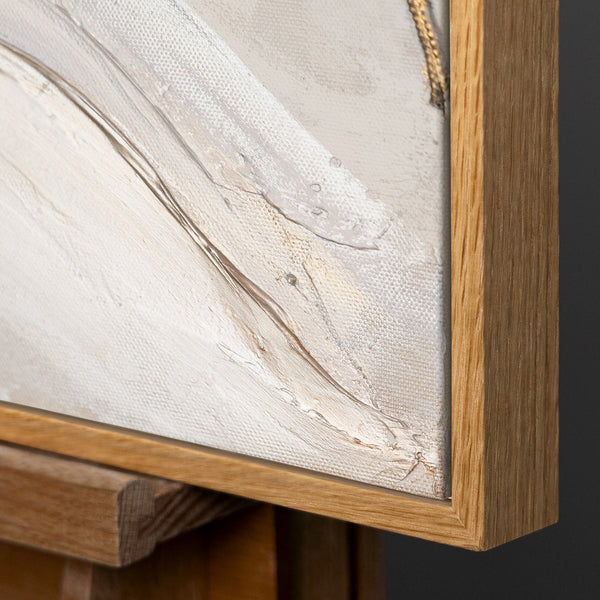 Rahmen aus natürlichem Holz – Detail