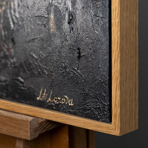 Natürlicher Holzrahmen in Nahaufnahme