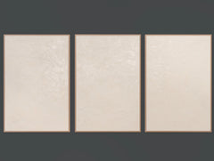 „Das Flüstern der Zeit“ – Minimalistisches Triptychon auf Leinwand, 3-teilig