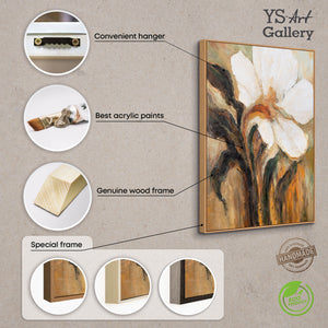 Handgemalte Acrylstruktur auf Leinwand