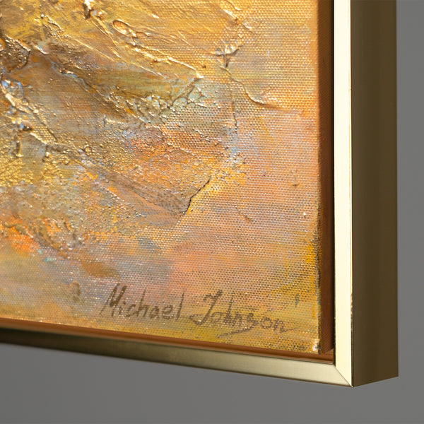 Handgemalte religiöse Kunst „Strahlkraft des Glaubens“ – Christus am Meer