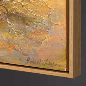 Handgemalte religiöse Kunst „Strahlkraft des Glaubens“ – Christus am Meer