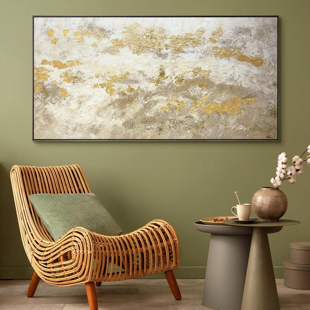 Gold Textur Gemälde