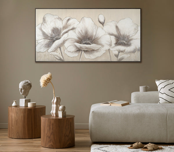 Blumen abstrakte bilder handgemalt Blumen II