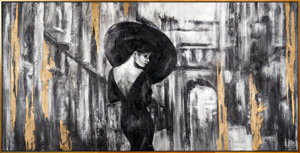 Acrylmalerei auf Leinwand Detail      