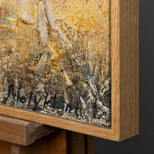 Rahmen aus natürlichem Holz – Detail