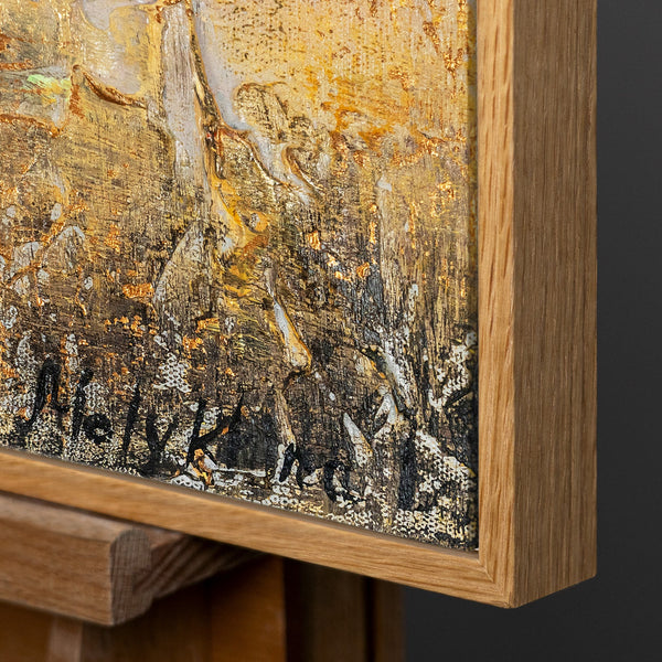 Rahmen aus natürlichem Holz – Detail