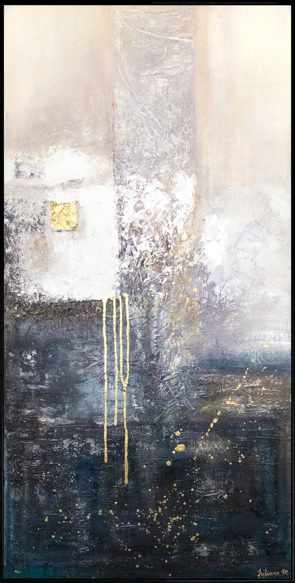 Acrylmalerei auf Leinwand Detail