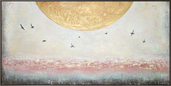 Acrylmalerei auf Leinwand Detail