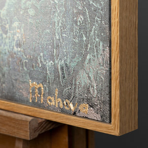 Abstrakte malerei acryl handgemalte "Sonnenenergie"