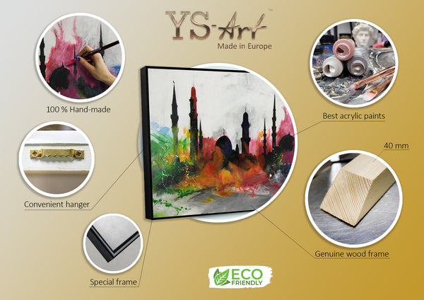 Handgemalte Acrylbilder "Istanbul"