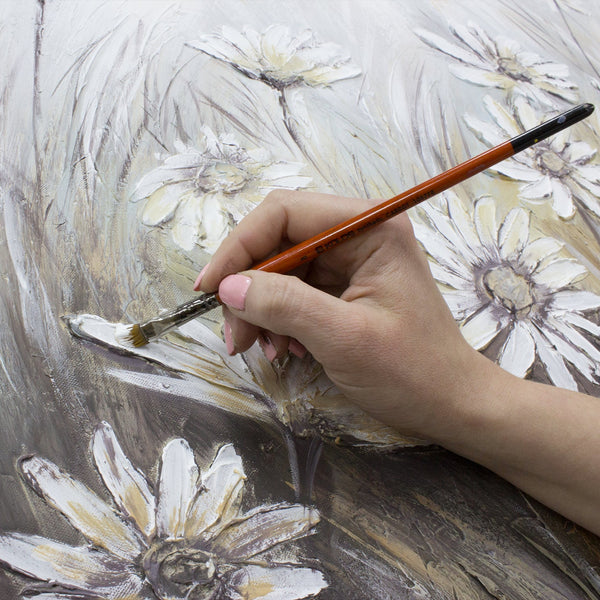 Hand bemalt Blume auf Leinwand