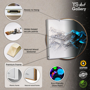 Nachtleuchtende Kunstwerke "Himmlische Schönheit"