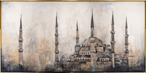 Moderne Wanddeko handgemalt