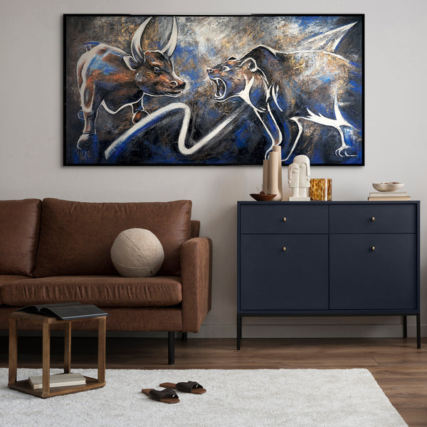 Wandbild Nachtlicht Kunstwerk