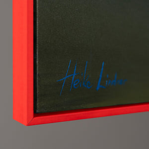 Glow in the dark wall decor with frame "Forest Horizons"