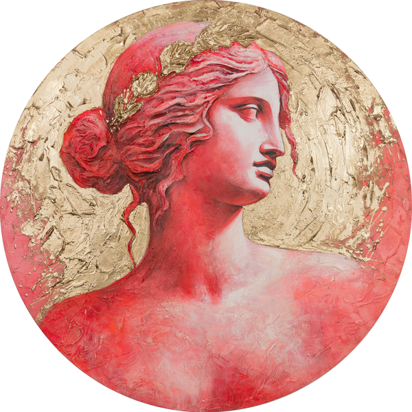 Gemälde mit luxuriösen goldenen Texturen „Golden Glow“