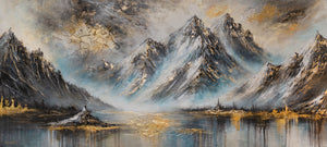 Künstlerische Acrylmalerei Struktur Deko