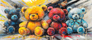 Künstlerische Acrylmalerei Struktur Deko