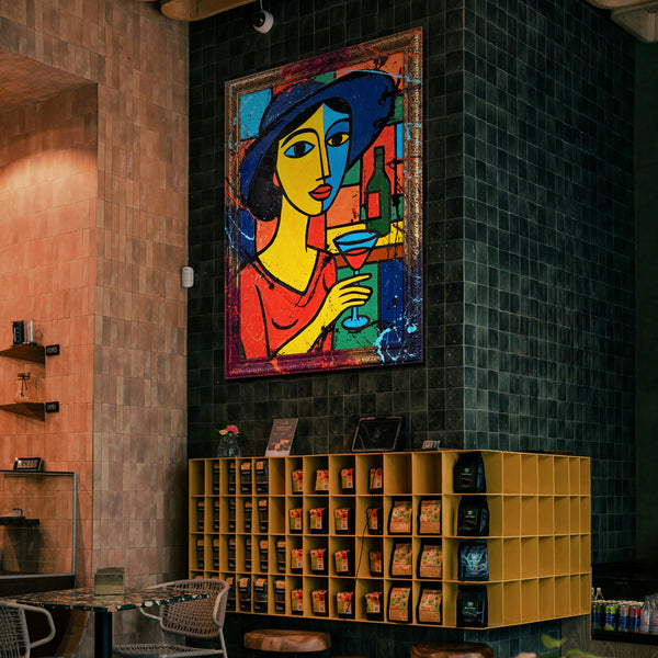 Moderne Wandkunst Für Gastronomie