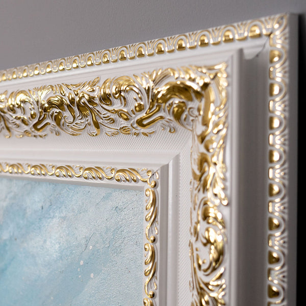 Hand-Painted Abstract Landscape „Gentle Light“ – Modern Nature Wall Art
