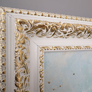 Modernes Wandbild mit abstrakter Landschaft