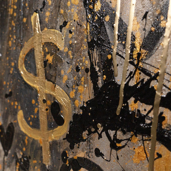 Handgemalte Kunst auf Leinwand – Wandbilder mit Rahmen „Alles ist möglich“