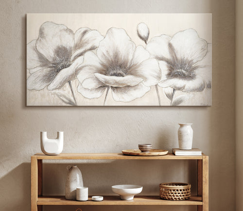 Blumen abstrakte bilder handgemalt Blumen II