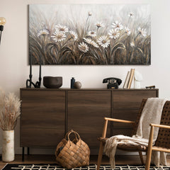 handgemalte bilder auf leinwand blumen