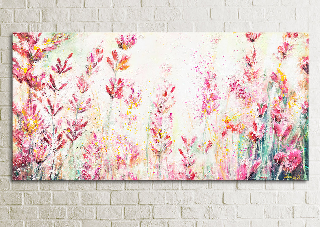 acrylbilder blumen