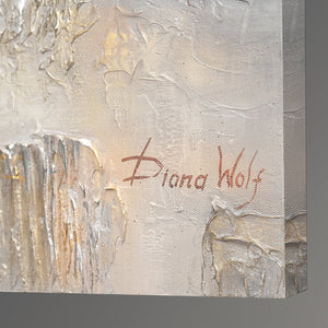 Modern art acrylic painting with frame "Philosophy"