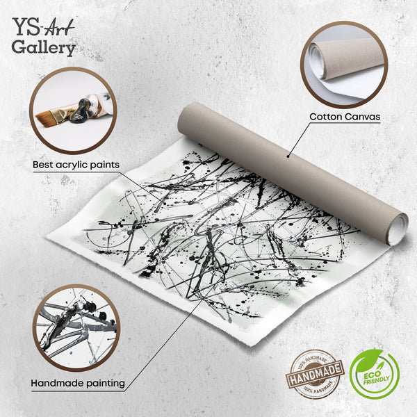 Rolled artwork in protective packaging for safe shipping