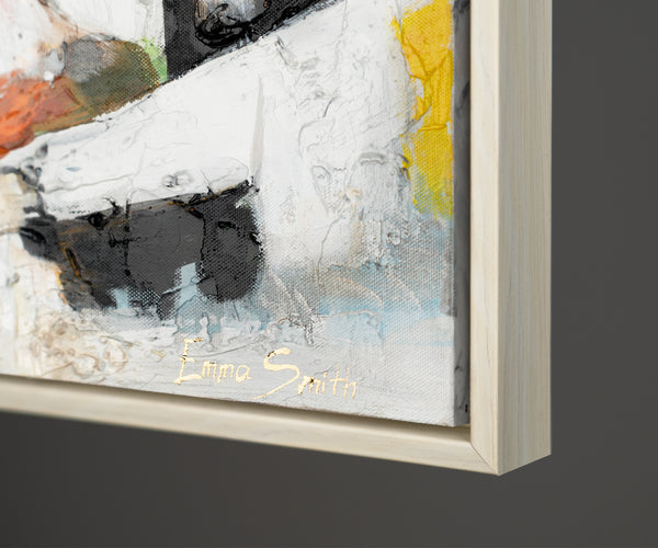 Detail Goldstruktur Acrylmalerei handgemalt Texturkunst