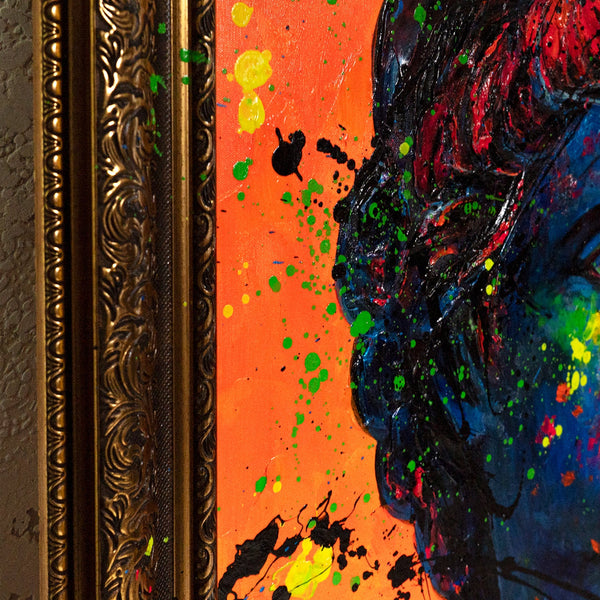 Kunstwerk Mit Barockrahmen Modern