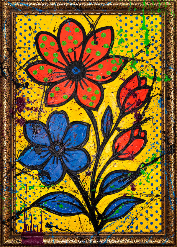 Neon Pop Art Malerei Acryl Auf Leinwand