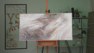 Abstract acrylic painting on canvas "Relax"