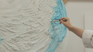 Wall decoration for the living room in the “Forms in Balance” series