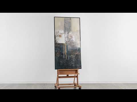 Handgemalte abstrakte bilder leinwand "Fragmente"