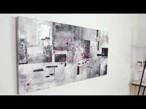 Handgemalte abstrakte kunst bilder "Courage"